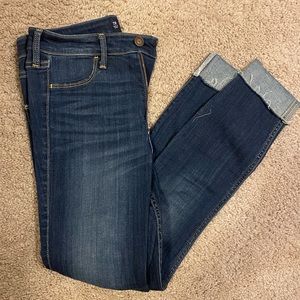 Hollister high rise crop jean leggings